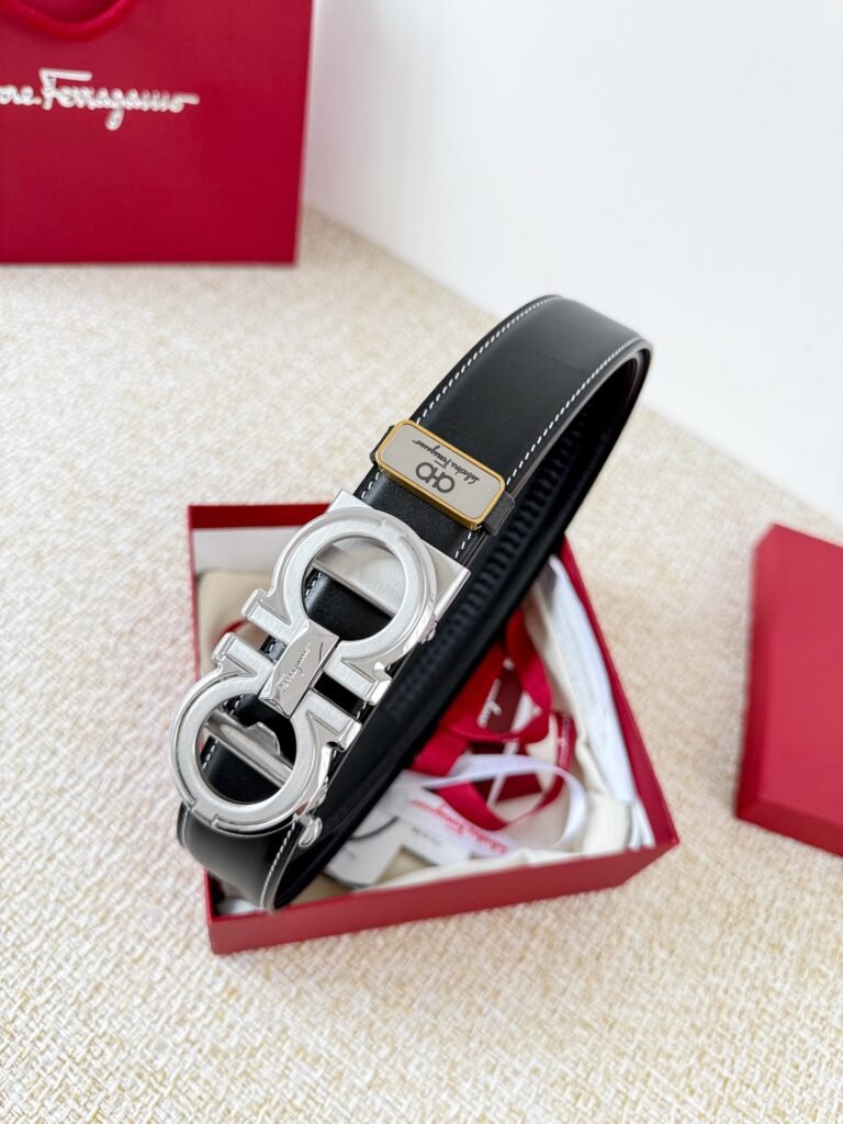 Salvatore Ferragamo Belt ✈️ Automatic Belt · Leather Belt