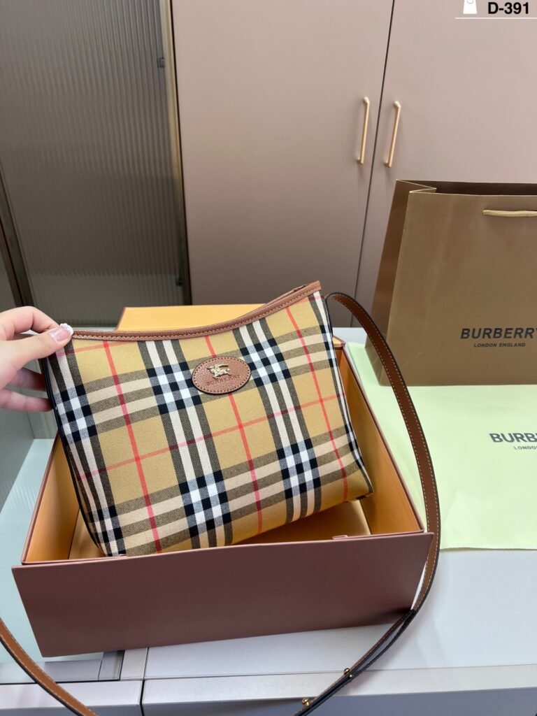 Burberry Rare Horn BBR Cavalry Shoulder Bag