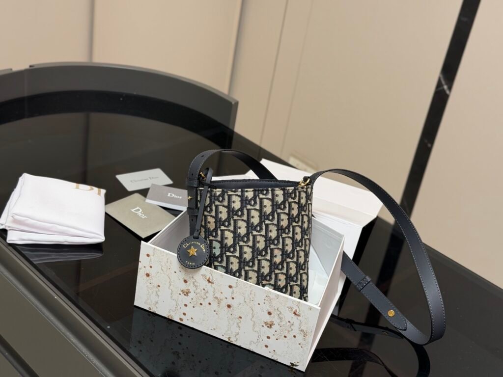 Dior Star Monogram Bucket Bag