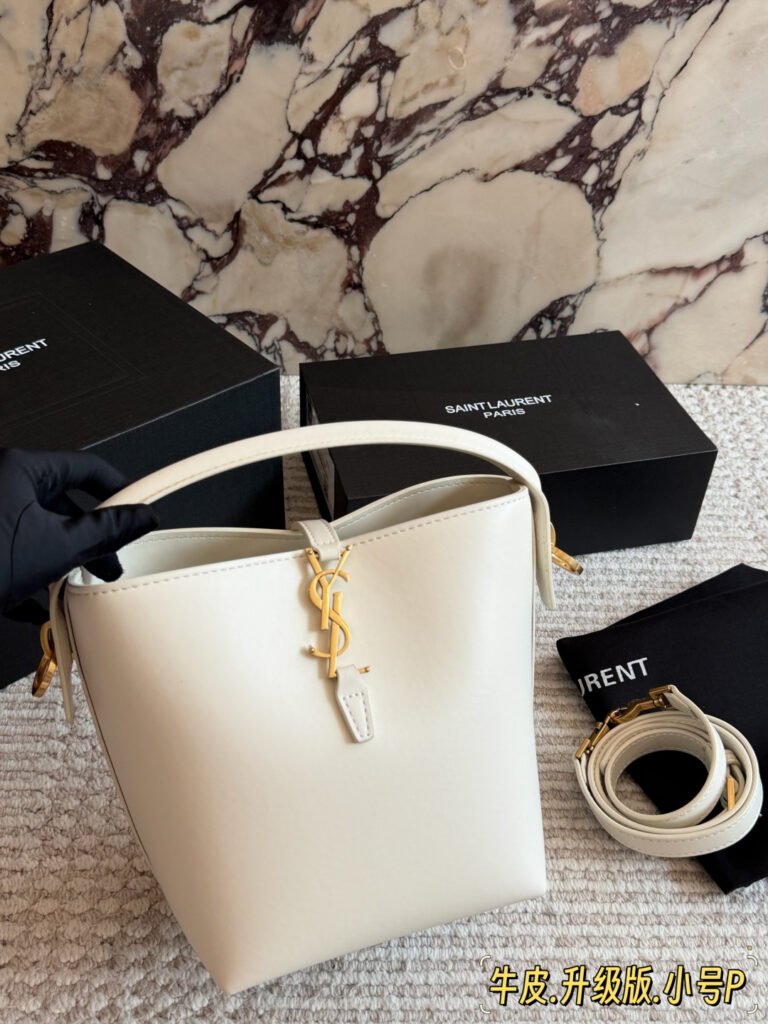 Saint Laurent Le 37 Bucket Bag — Calfskin, Small