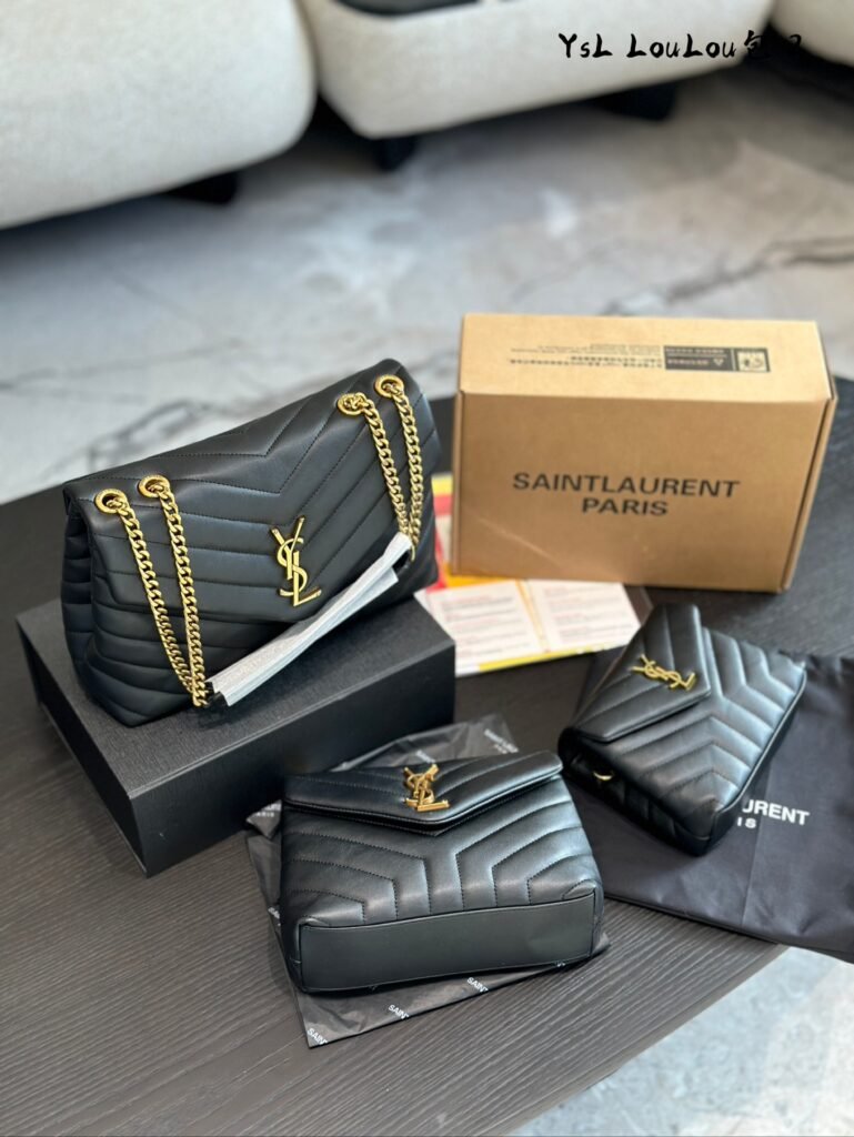 Saint Laurent LouLou — Lambskin Quilted Chain Bag