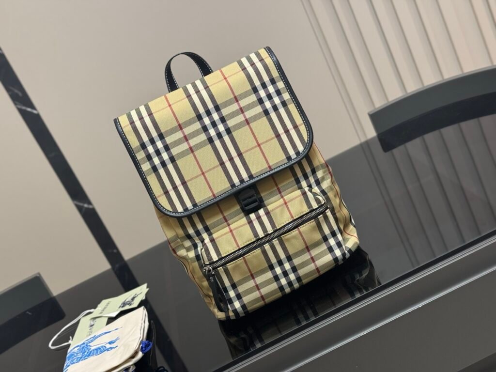 Burberry Nylon Gabardine Backpack — Small