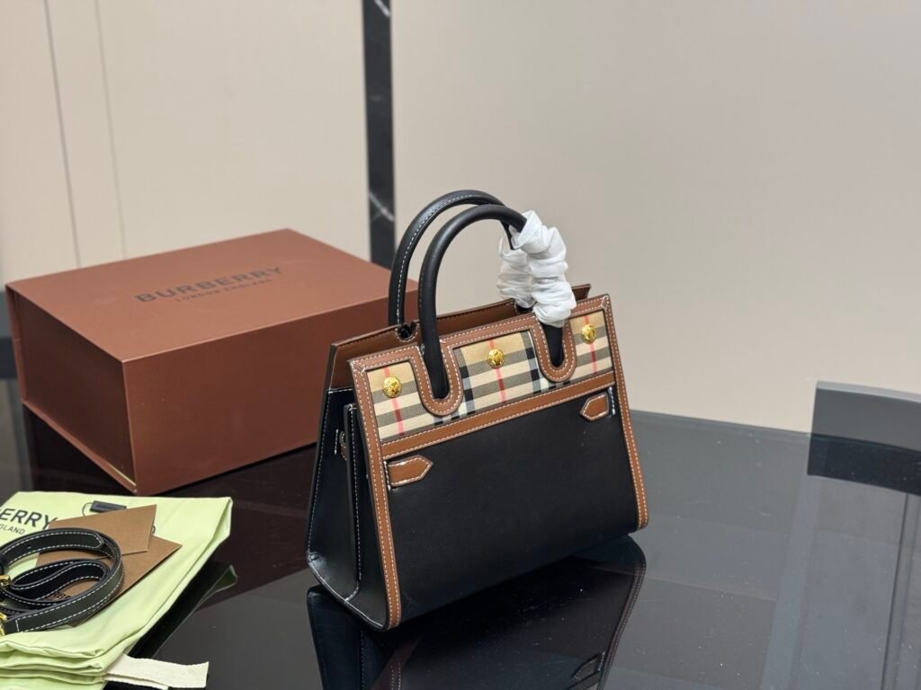 Burberry Nylon Gabardine Backpack — Large, Alternate Views