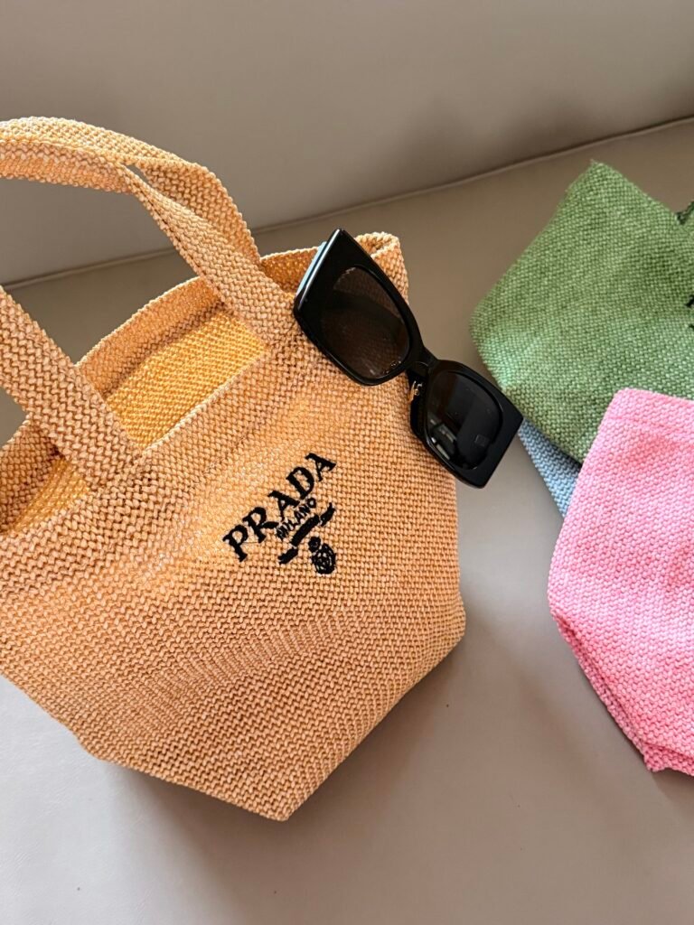 Prada Beauty Straw Bag