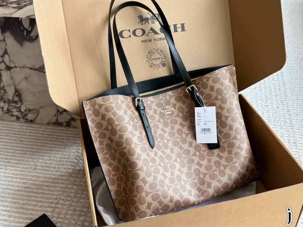 Coach Signature Logo Tote Bag