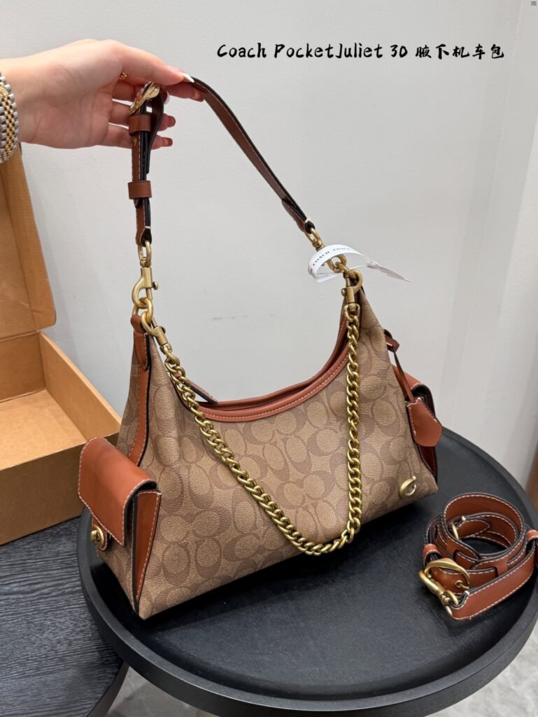 Coach Pocket Juliet 30 — Signature Motorcycle Bag