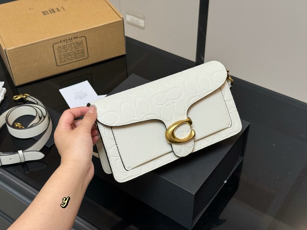 Coach Tabby Shoulder Bag 25 — Milk White, Calfskin
