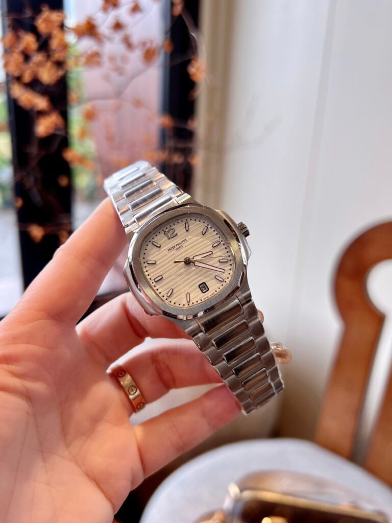 Classic Patek Philippe Calatrava 5227 with timeless dress watch design